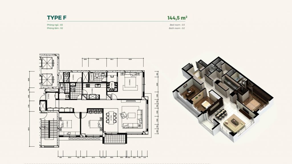 thiết kế căn hộ essensia splendora mailand hà nội