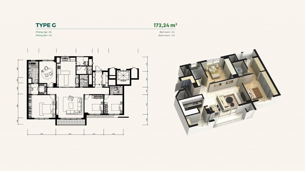 thiết kế căn hộ essensia splendora mailand hà nội