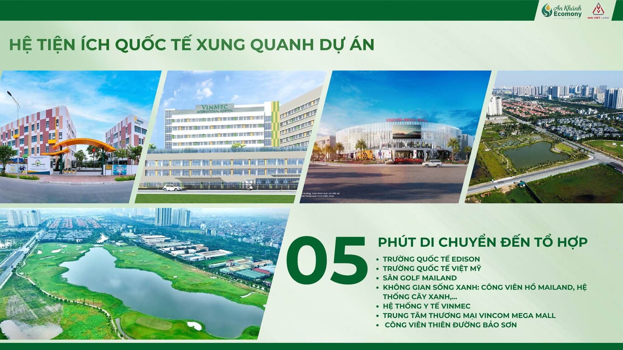 tiện ích xung quanh dự án An Khánh Ecomony