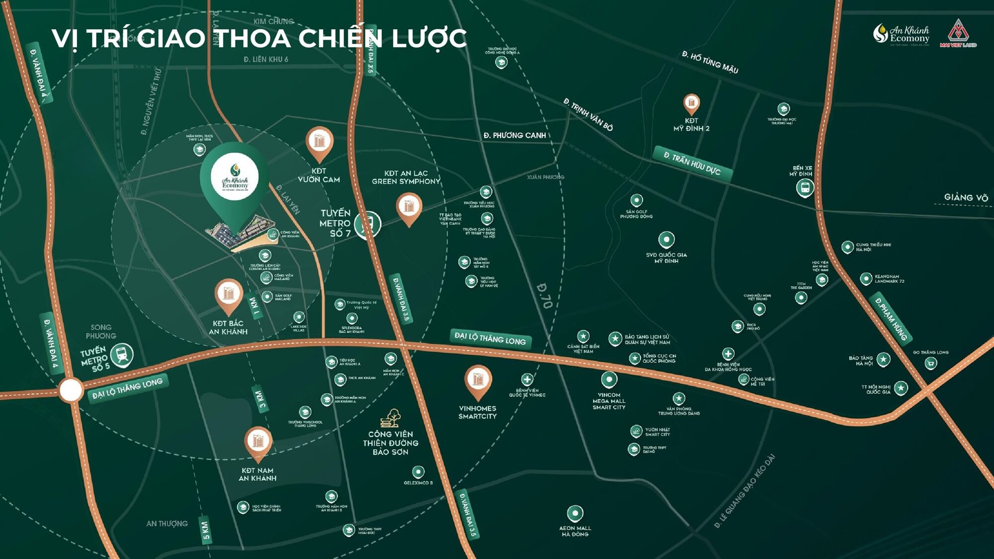 vị trí dự án An Khánh Ecomony lại yên