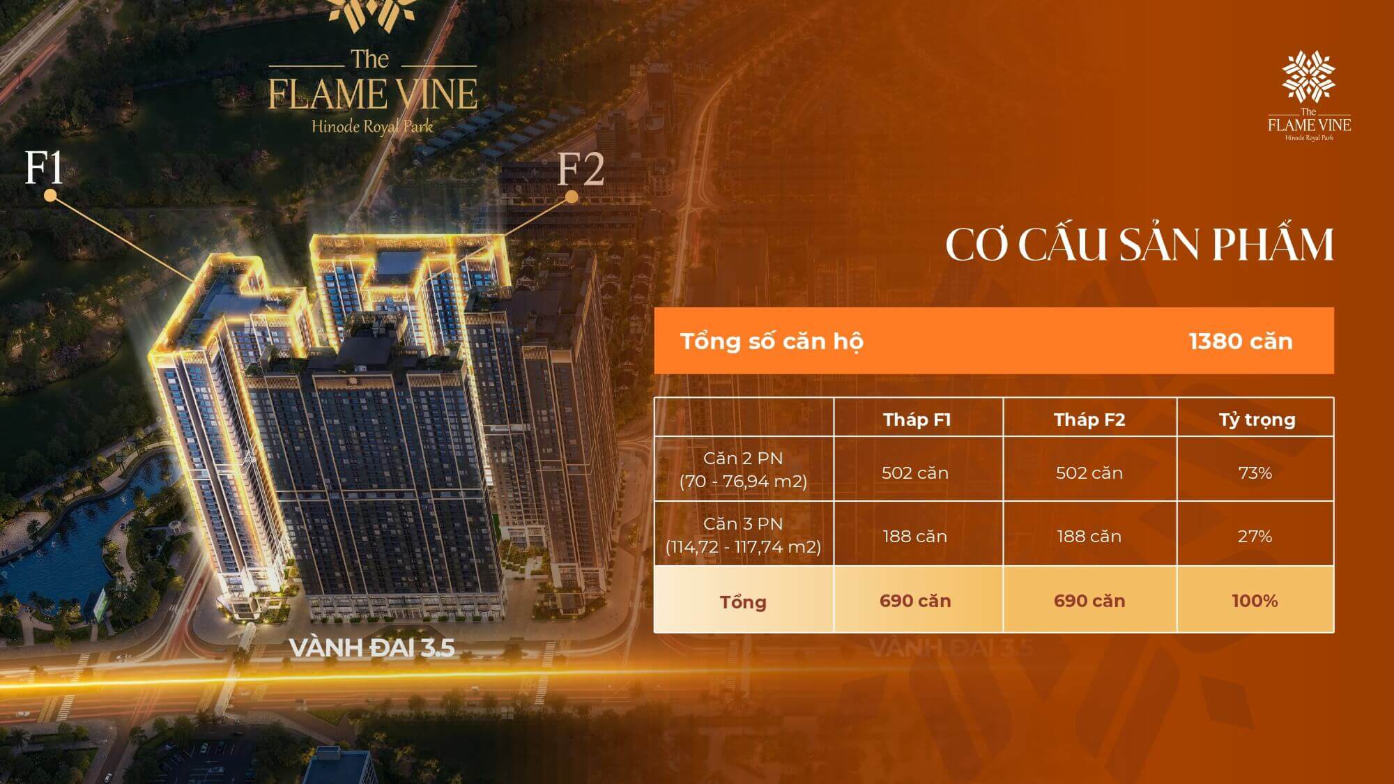căn hộ the flame vine hh3 hinode royal park
